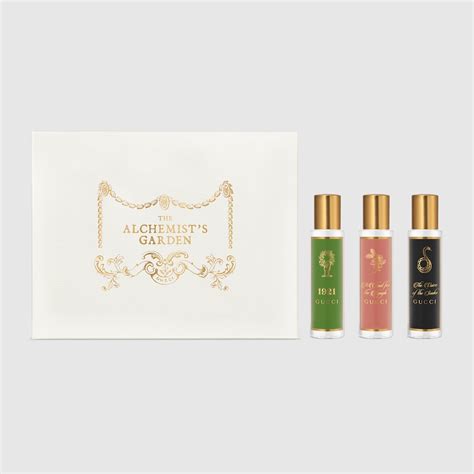 gucci women's 4-pc. mini discovery kit festive gift set|Gucci perfume discovery gift set.